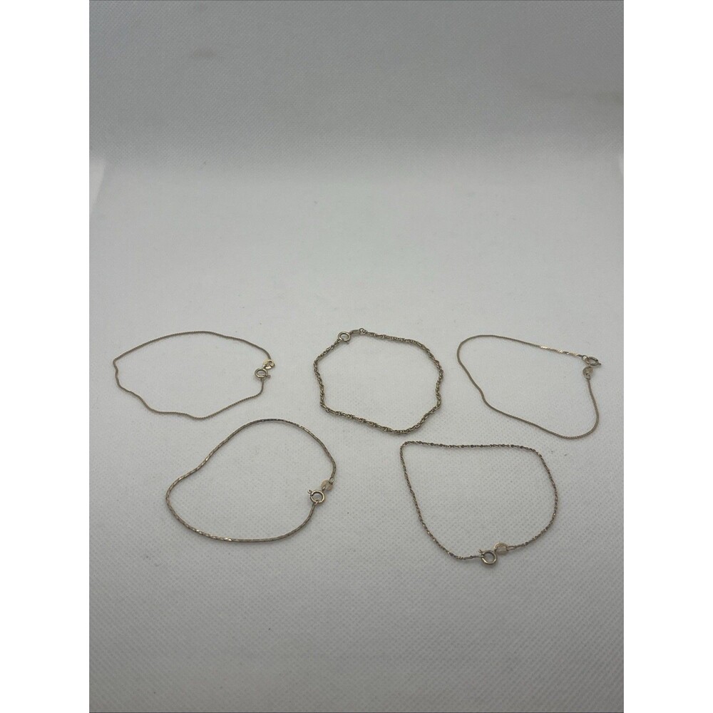 Vintage 1/20 14KT Gold Filled Lot Of 5 Bracelets -